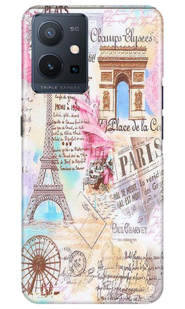 Paris Eiftel Tower Case for Vivo Y75 5G / Vivo T1 5G