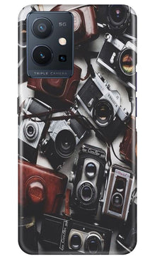 Cameras Mobile Back Case for Vivo Y75 5G / Vivo T1 5G (Design - 57)