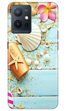 Sea Shells Mobile Back Case for Vivo Y75 5G / Vivo T1 5G (Design - 63)