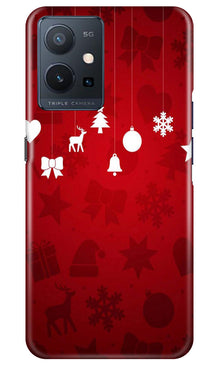 Christmas Mobile Back Case for Vivo Y75 5G / Vivo T1 5G (Design - 78)
