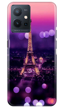 Eiffel Tower Mobile Back Case for Vivo Y75 5G / Vivo T1 5G (Design - 86)