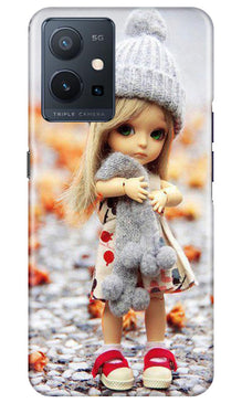 Cute Doll Mobile Back Case for Vivo Y75 5G / Vivo T1 5G (Design - 93)