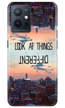 Look at things different Mobile Back Case for Vivo Y75 5G / Vivo T1 5G (Design - 99)
