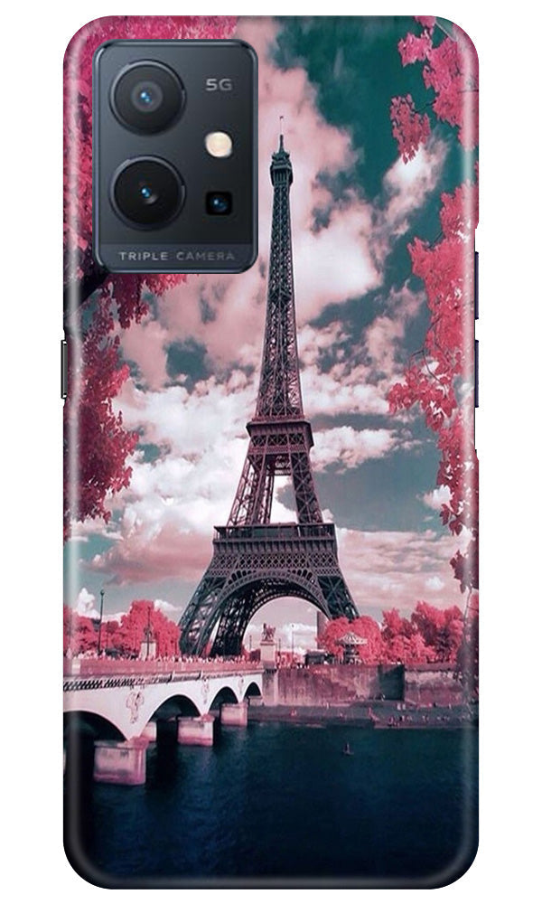 Eiffel Tower Case for Vivo Y75 5G / Vivo T1 5G  (Design - 101)