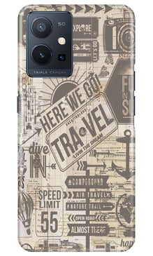 Travel Mobile Back Case for Vivo Y75 5G / Vivo T1 5G  (Design - 104)