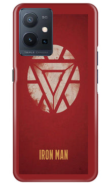 Iron Man Superhero Mobile Back Case for Vivo Y75 5G / Vivo T1 5G  (Design - 115)