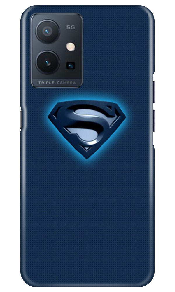Superman Superhero Case for Vivo Y75 5G / Vivo T1 5G  (Design - 117)