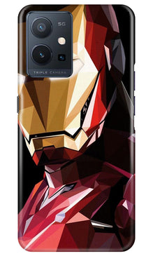 Iron Man Superhero Mobile Back Case for Vivo Y75 5G / Vivo T1 5G  (Design - 122)