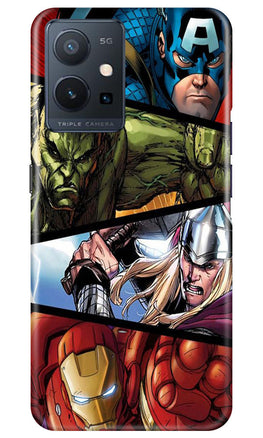 Avengers Superhero Case for Vivo Y75 5G / Vivo T1 5G(Design - 124)
