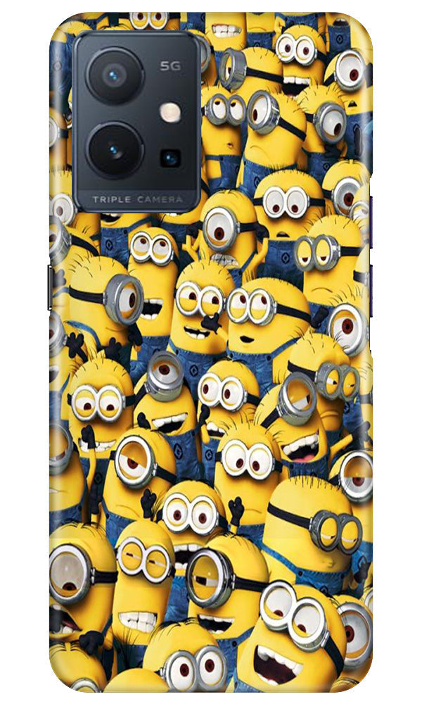 Minions Case for Vivo Y75 5G / Vivo T1 5G  (Design - 126)