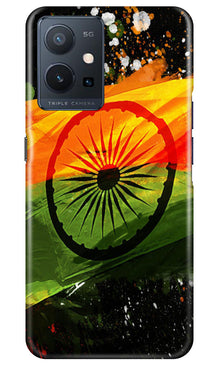 Indian Flag Mobile Back Case for Vivo Y75 5G / Vivo T1 5G  (Design - 137)