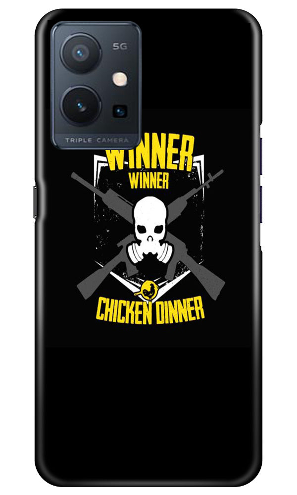 Winner Winner Chicken Dinner Case for Vivo Y75 5G / Vivo T1 5G  (Design - 147)