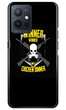 Winner Winner Chicken Dinner Mobile Back Case for Vivo Y75 5G / Vivo T1 5G  (Design - 147)