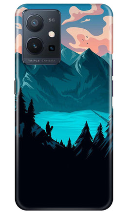 Mountains Case for Vivo Y75 5G / Vivo T1 5G (Design - 155)