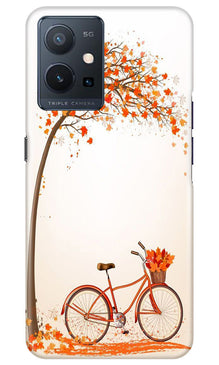 Bicycle Mobile Back Case for Vivo Y75 5G / Vivo T1 5G (Design - 161)