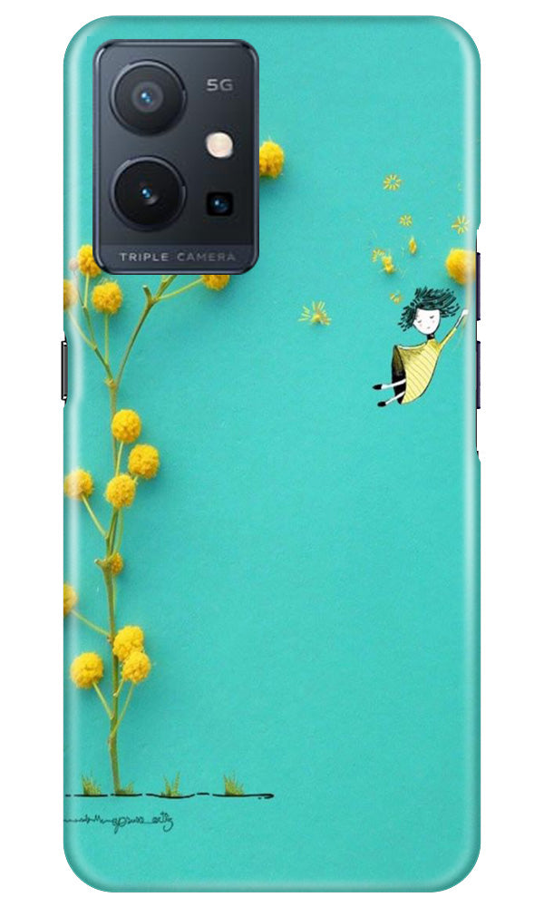 Pink Pattern Case for Vivo Y75 5G / Vivo T1 5G (Design No. 184)