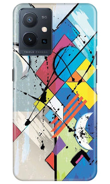 Modern Art Mobile Back Case for Vivo Y75 5G / Vivo T1 5G (Design - 203)