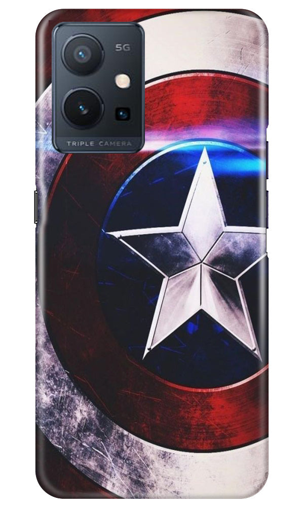 Captain America Case for Vivo Y75 5G / Vivo T1 5G (Design No. 218)