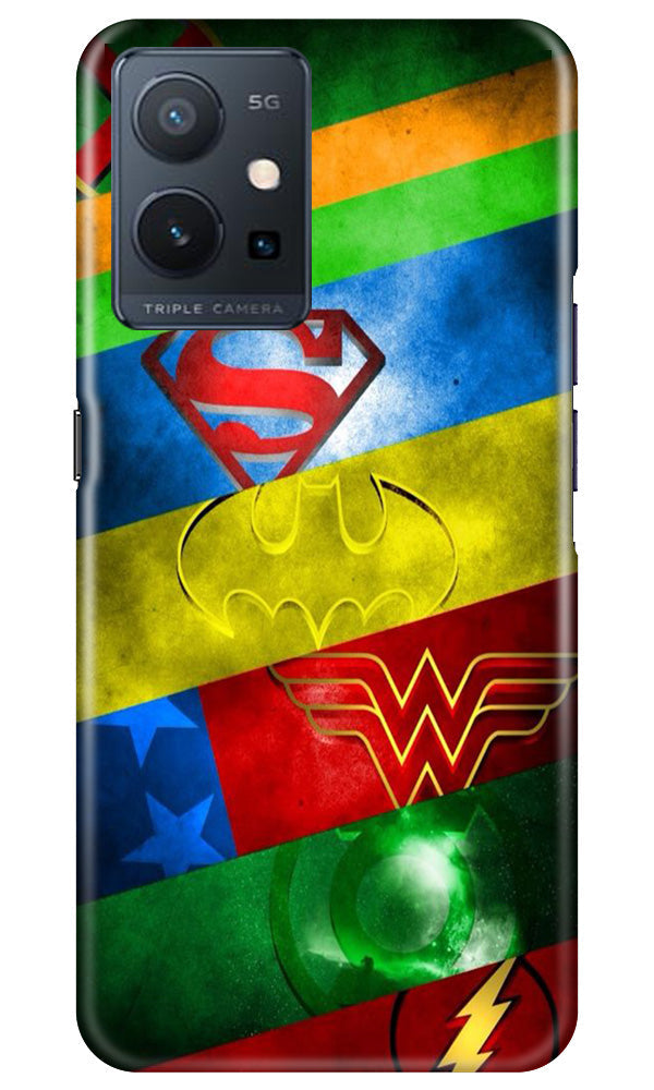 Captain America Shield Case for Vivo Y75 5G / Vivo T1 5G (Design No. 219)