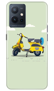 MotorCycle Mobile Back Case for Vivo Y75 5G / Vivo T1 5G (Design - 228)