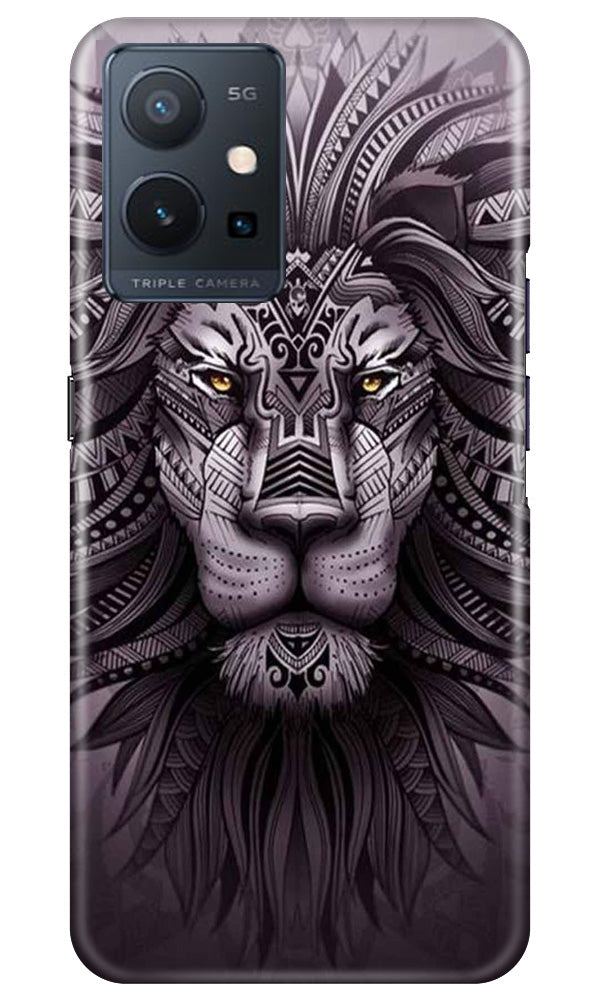 Lion Mobile Back Case for Vivo Y75 5G / Vivo T1 5G (Design - 276)