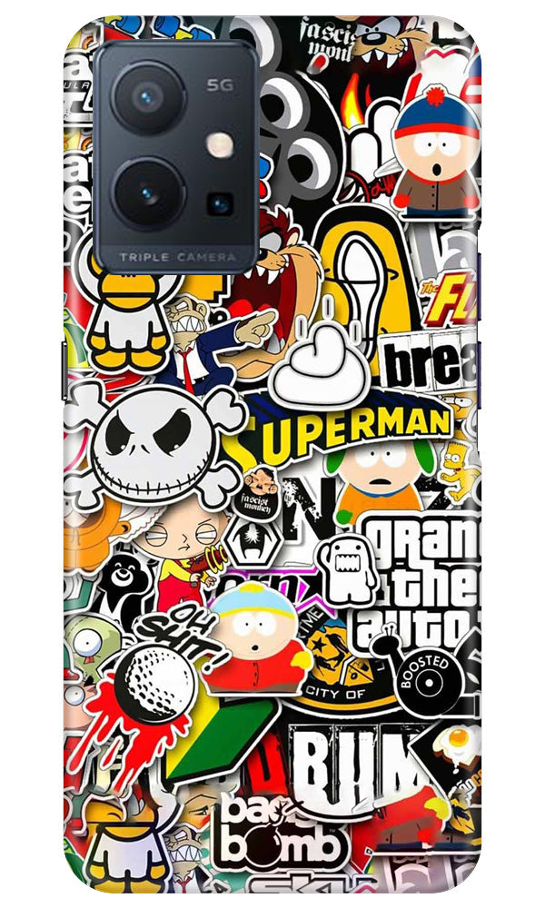 Panda Mobile Back Case for Vivo Y75 5G / Vivo T1 5G (Design - 281)