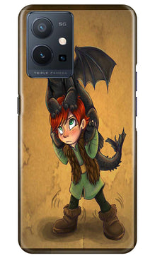 Dragon Mobile Back Case for Vivo Y75 5G / Vivo T1 5G (Design - 298)