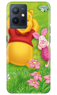 Winnie The Pooh Mobile Back Case for Vivo Y75 5G / Vivo T1 5G (Design - 308)