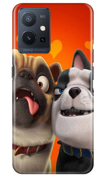 Dog Puppy Mobile Back Case for Vivo Y75 5G / Vivo T1 5G (Design - 310)