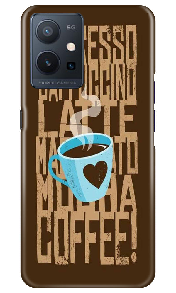 Love Coffee Mobile Back Case for Vivo Y75 5G / Vivo T1 5G (Design - 311)