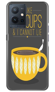 Big Cups Coffee Mobile Back Case for Vivo Y75 5G / Vivo T1 5G (Design - 312)