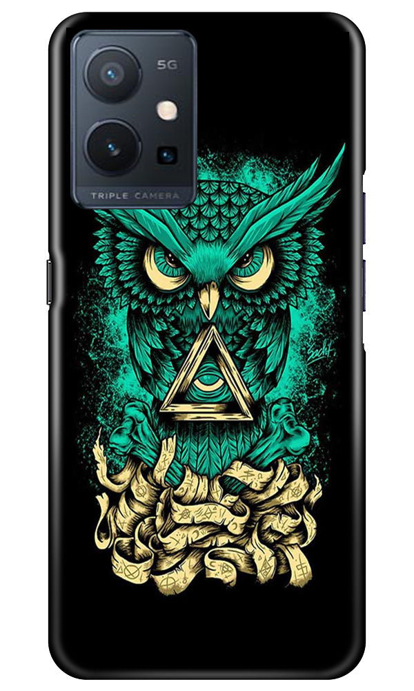 Owl Mobile Back Case for Vivo Y75 5G / Vivo T1 5G (Design - 317)
