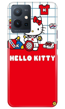 Hello Kitty Mobile Back Case for Vivo Y75 5G / Vivo T1 5G (Design - 322)