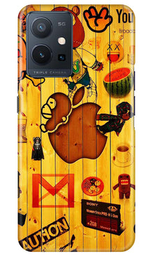 Wooden Texture Mobile Back Case for Vivo Y75 5G / Vivo T1 5G (Design - 326)