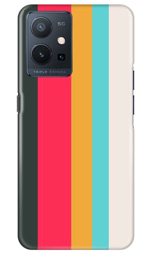Color Pattern Mobile Back Case for Vivo Y75 5G / Vivo T1 5G (Design - 328)