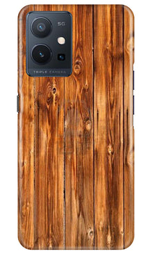 Wooden Texture Mobile Back Case for Vivo Y75 5G / Vivo T1 5G (Design - 335)