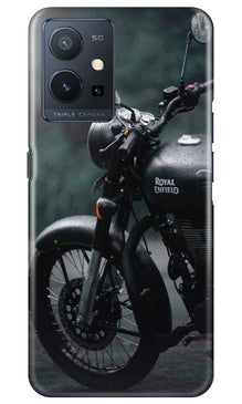 Royal Enfield Mobile Back Case for Vivo Y75 5G / Vivo T1 5G (Design - 339)