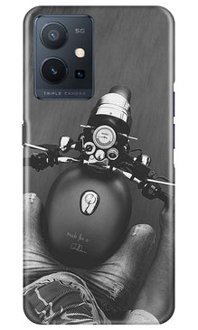 Royal Enfield Mobile Back Case for Vivo Y75 5G / Vivo T1 5G (Design - 341)