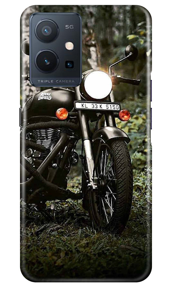 Royal Enfield Mobile Back Case for Vivo Y75 5G / Vivo T1 5G (Design - 343)