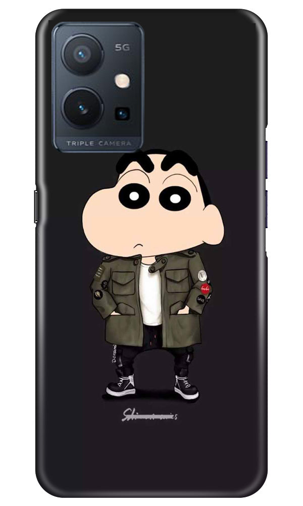 Shin Chan Mobile Back Case for Vivo Y75 5G / Vivo T1 5G (Design - 349)