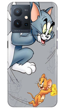 Tom n Jerry Mobile Back Case for Vivo Y75 5G / Vivo T1 5G (Design - 356)