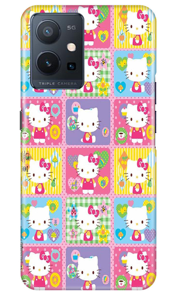 Kitty Mobile Back Case for Vivo Y75 5G / Vivo T1 5G (Design - 357)