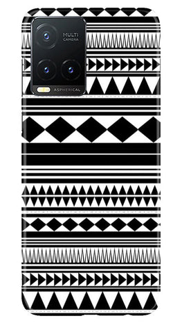 Black white Pattern Case for Vivo T1X