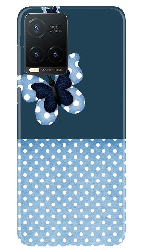 White dots Butterfly Case for Vivo T1X