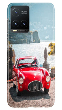 Vintage Car Mobile Back Case for Vivo T1X (Design - 51)