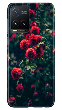 Red Rose Mobile Back Case for Vivo T1X (Design - 66)