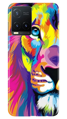 Colorful Lion Mobile Back Case for Vivo T1X  (Design - 110)