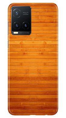 Wooden Look Mobile Back Case for Vivo T1X  (Design - 111)