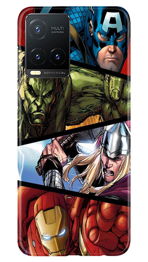 Avengers Superhero Case for Vivo T1X  (Design - 124)