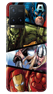 Avengers Superhero Mobile Back Case for Vivo T1X  (Design - 124)